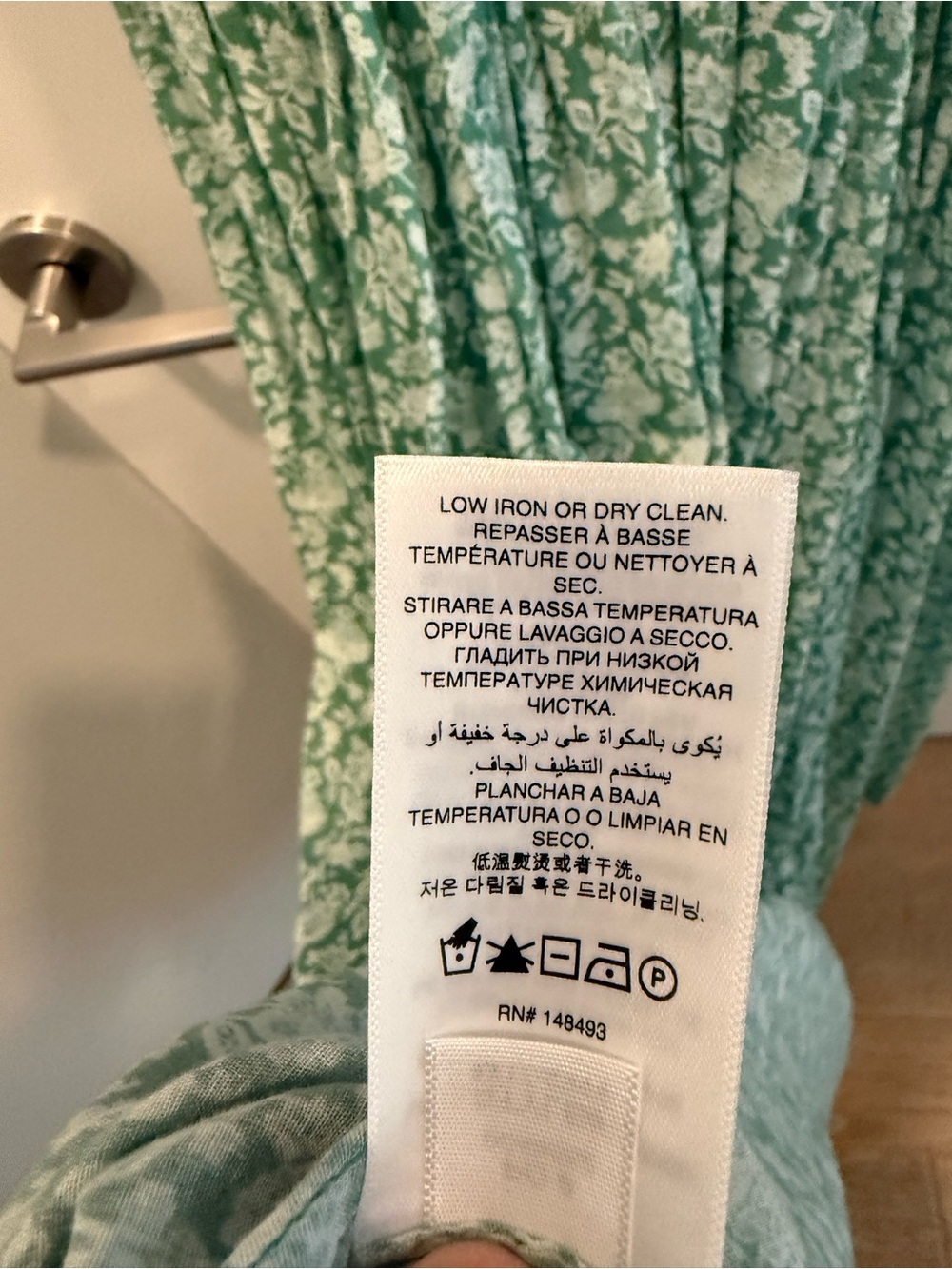 Doen emmaretta dress in peridot tea foil green XS - Picture 8 of 8